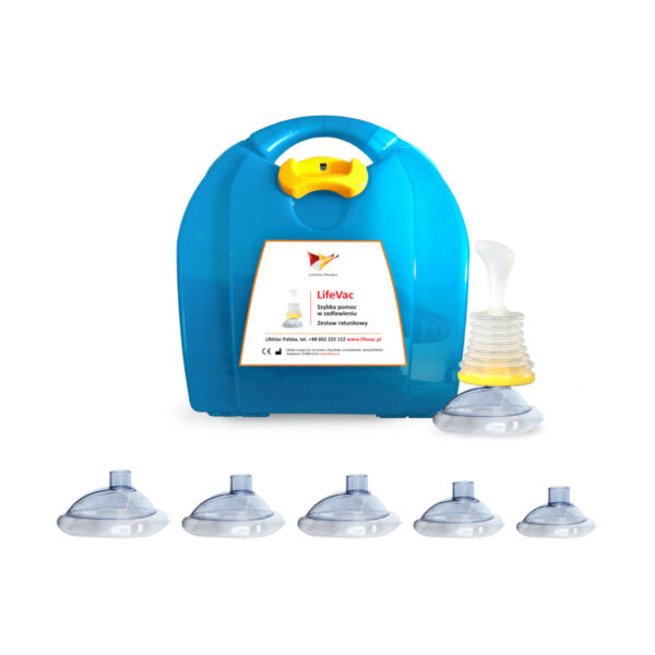 LifeVac LV08 – urządzenie do udrażniania dróg oddechowych, w walizce LifeVac LV08 – urządzenie do udrażniania dróg oddechowych, w walizce