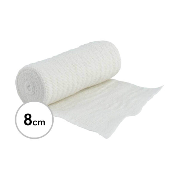 Bandaż, opaska elastyczna uciskowa 4 m x 8 cm Bandaż, opaska elastyczna uciskowa 4 m x 8 cm