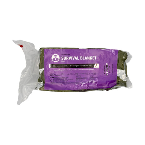 Koc ratunkowy 3-warstwowy Blizzard Survival, zielony (SLIM) Koc ratunkowy 3-warstwowy Blizzard Survival, zielony (SLIM)