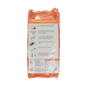 Koc ratunkowy 3-warstwowy Blizzard Survival, pomarańczowy (SLIM)