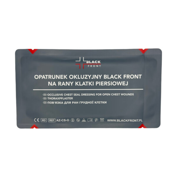 Opatrunek okluzyjny Black Front Chest Seal Opatrunek okluzyjny Black Front Chest Seal