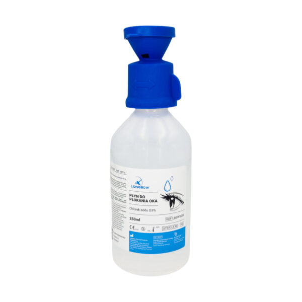 Roztwór do płukania oka Longbow NaCl 0,9% 250ml Roztwór do płukania oka Longbow NaCl 0,9% 250ml