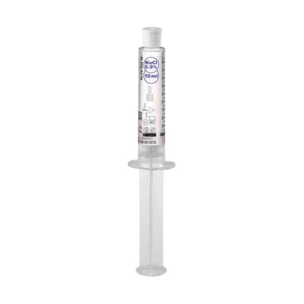 Sól fizjologiczna NaCl 0.9%, 10 ml w strzykawce Sól fizjologiczna NaCl 0.9%, 10 ml w strzykawce