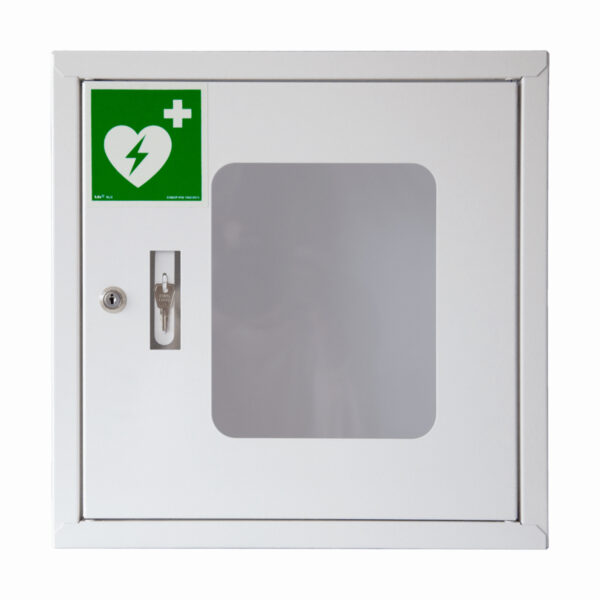 Szafka wewnętrzna, metalowa na defibrylator AED (kluczyk) Szafka wewnętrzna, metalowa na defibrylator AED (kluczyk)