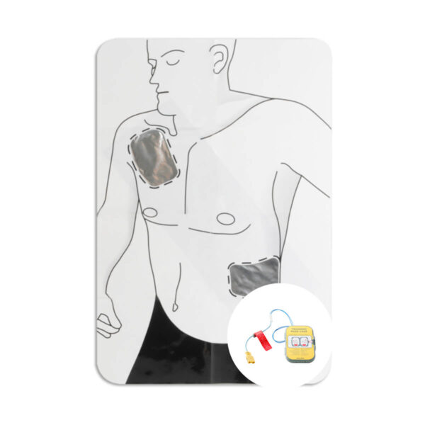 Zestaw szkoleniowy do defibrylatora AED Philips HeartStart FRx – mata i elektrod Zestaw szkoleniowy do defibrylatora AED Philips HeartStart FRx – mata i elektrody